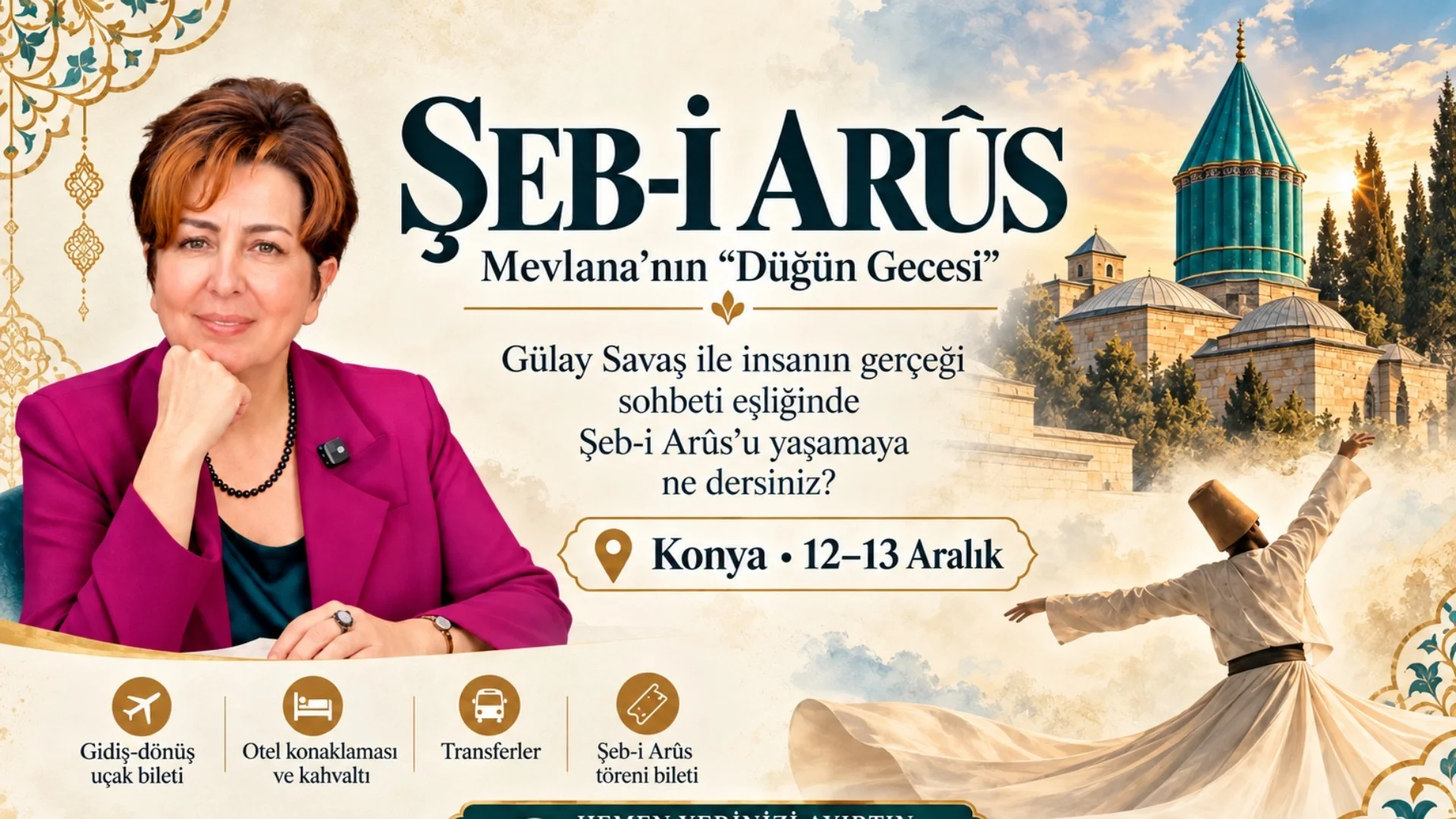Dr. Gülay ile Konya Şeb-i Arus Turu Hauptbild